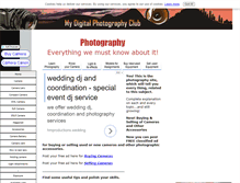 Tablet Screenshot of mydigitalphotographyclub.com